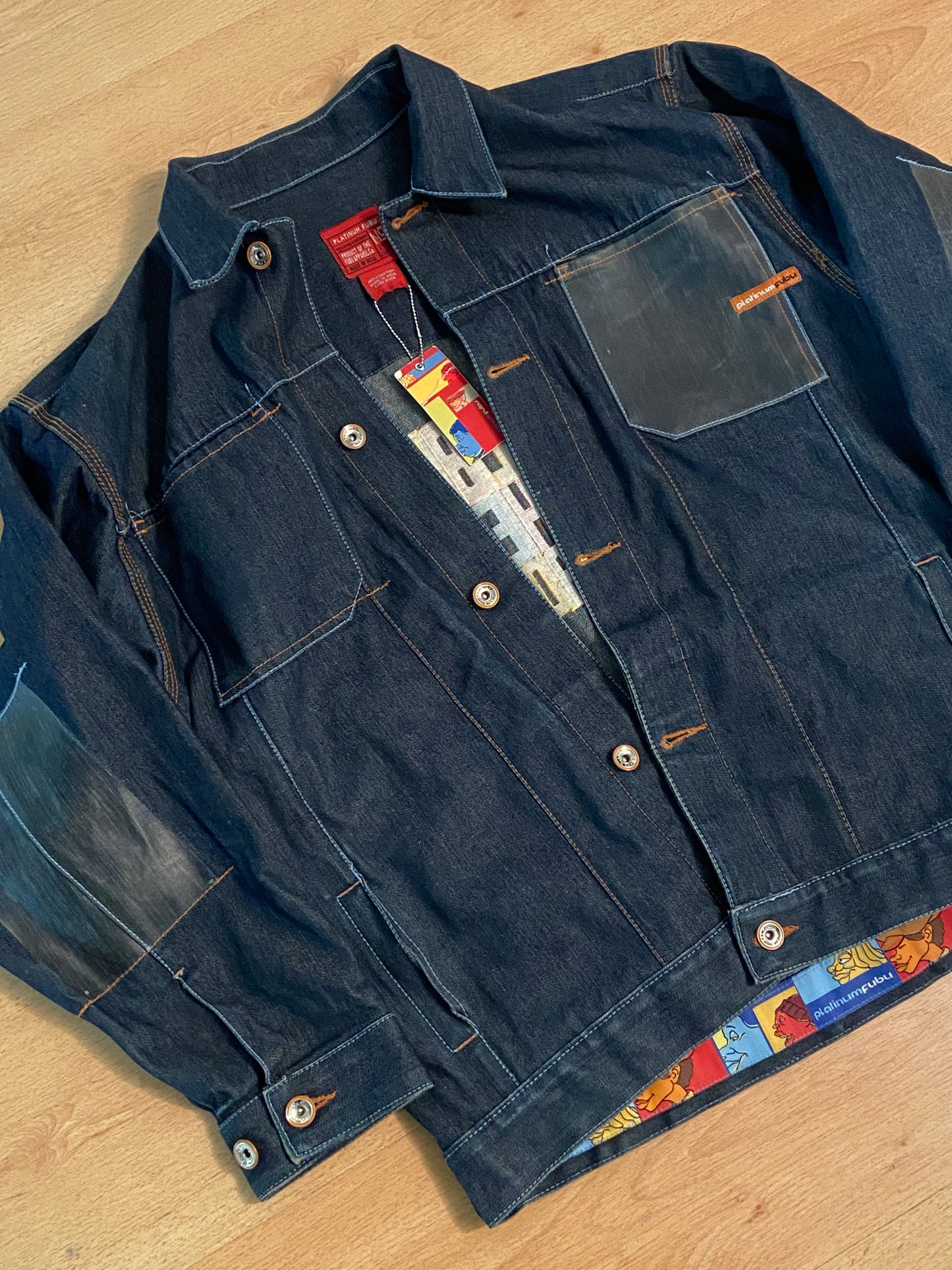 FUBU JEAN JACKET PLATINIUM