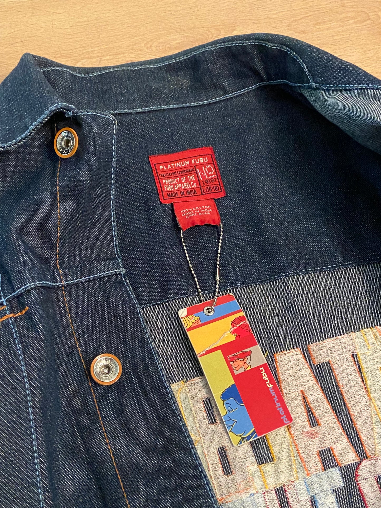 FUBU JEAN JACKET PLATINIUM