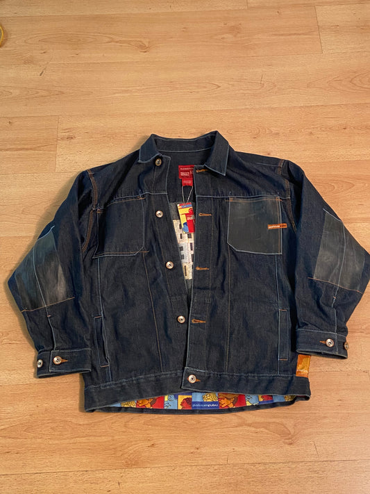 FUBU JEAN JACKET PLATINIUM